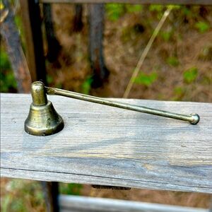 Vintage Brass Articulated Candle Snuffer